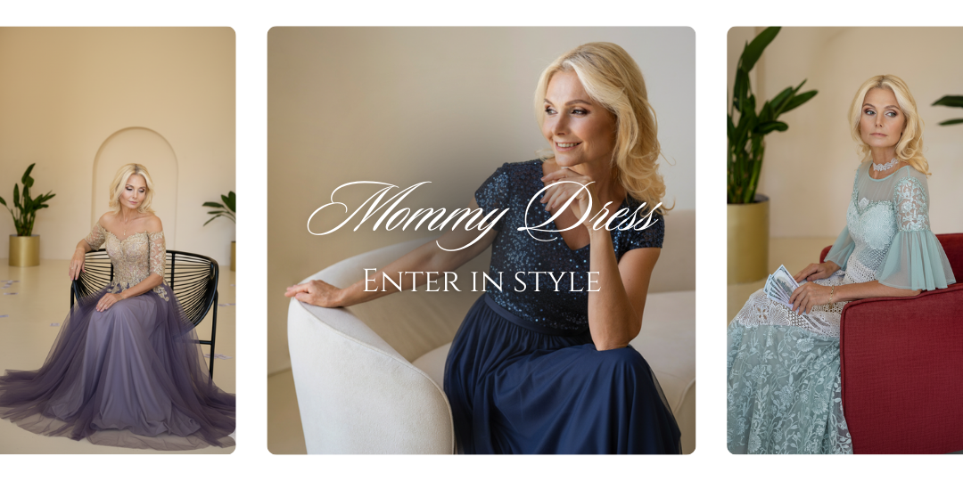 媽媽禮服常見材質：緞面、蕾絲、雪紡、亮片的質感對比